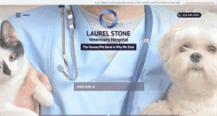 Desktop Screenshot of laurelstoneveterinaryhospital.com